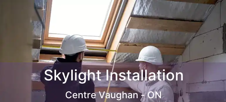  Skylight Installation Centre Vaughan - ON