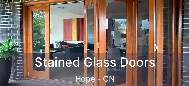  Stained Glass Doors Hope - ON