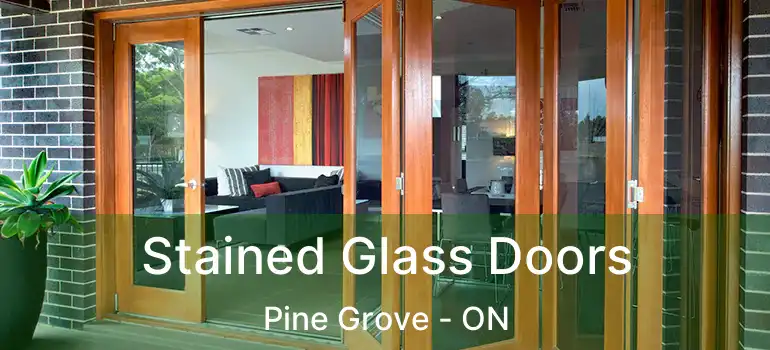  Stained Glass Doors Pine Grove - ON