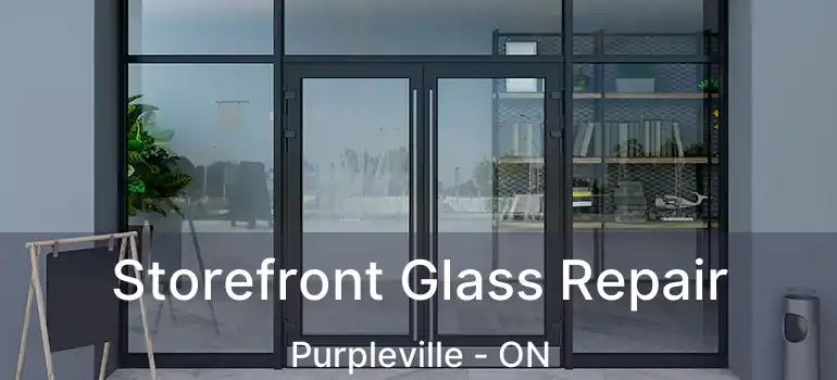  Storefront Glass Repair Purpleville - ON