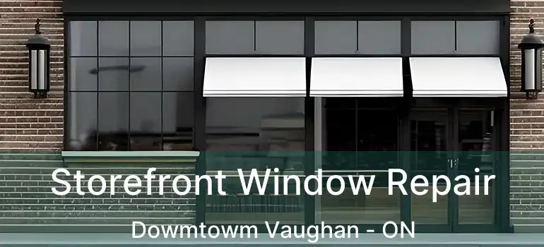  Storefront Window Repair Dowmtowm Vaughan - ON