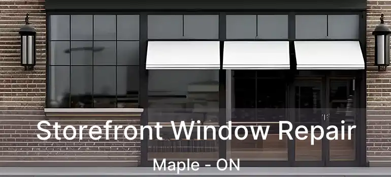  Storefront Window Repair Maple - ON