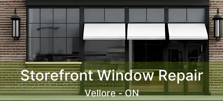  Storefront Window Repair Vellore - ON
