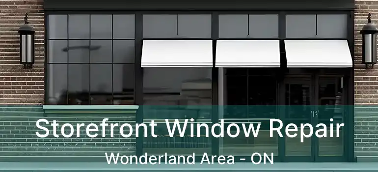  Storefront Window Repair Wonderland Area - ON