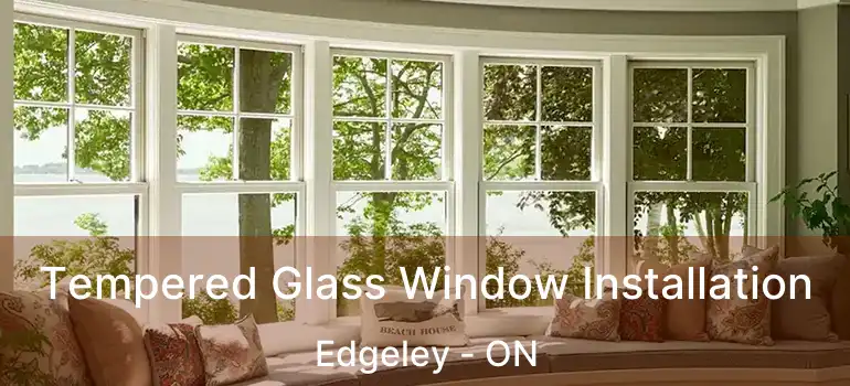  Tempered Glass Window Installation Edgeley - ON