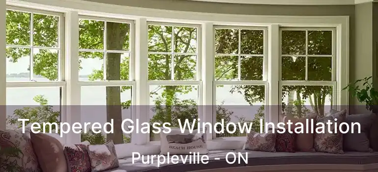  Tempered Glass Window Installation Purpleville - ON