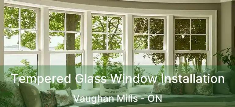  Tempered Glass Window Installation Vaughan Mills - ON