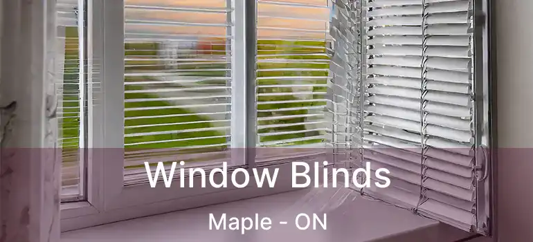  Window Blinds Maple - ON