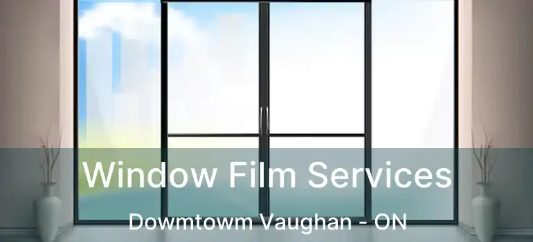  Window Film Services Dowmtowm Vaughan - ON