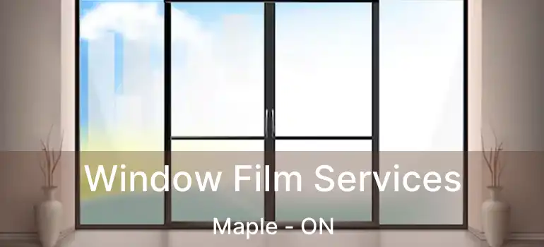  Window Film Services Maple - ON