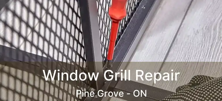  Window Grill Repair Pine Grove - ON