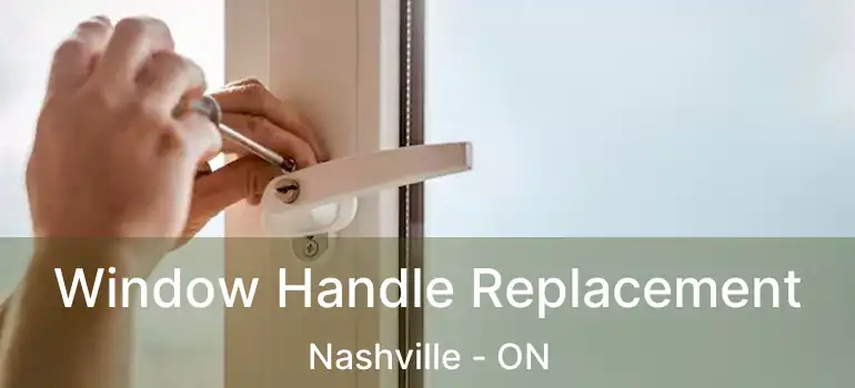  Window Handle Replacement Nashville - ON