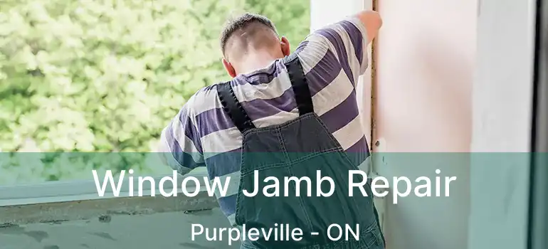  Window Jamb Repair Purpleville - ON