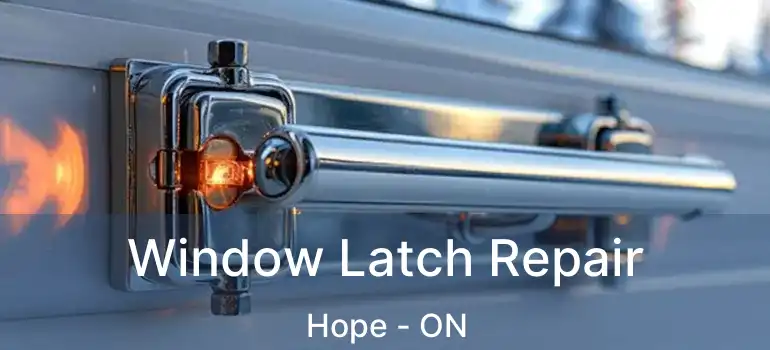  Window Latch Repair Hope - ON