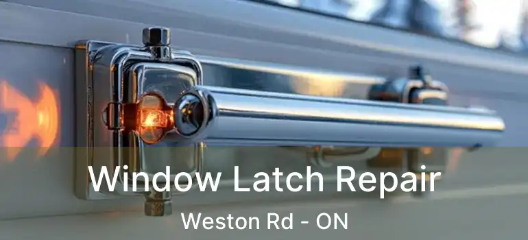  Window Latch Repair Weston Rd - ON