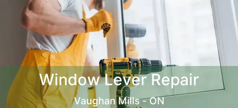  Window Lever Repair Vaughan Mills - ON