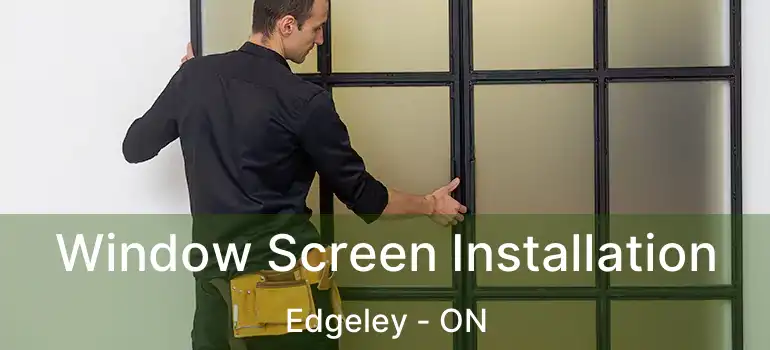  Window Screen Installation Edgeley - ON