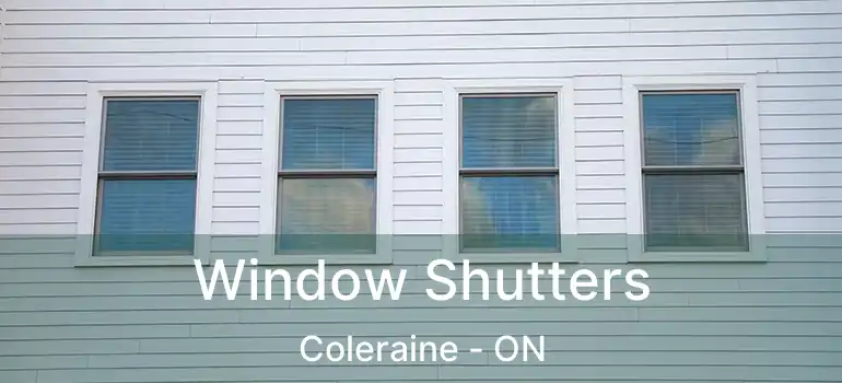  Window Shutters Coleraine - ON