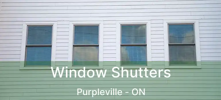  Window Shutters Purpleville - ON