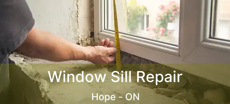  Window Sill Repair Hope - ON