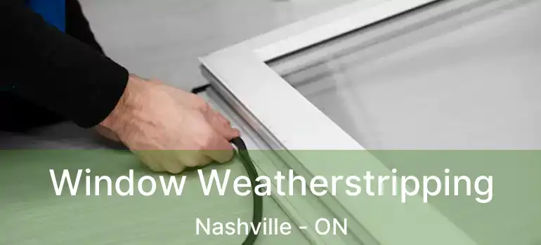  Window Weatherstripping Nashville - ON