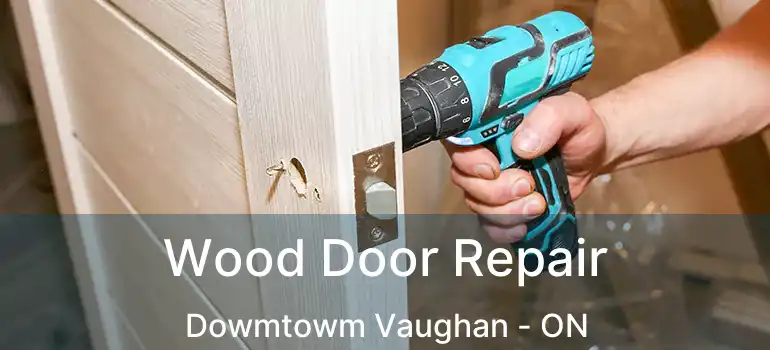  Wood Door Repair Dowmtowm Vaughan - ON